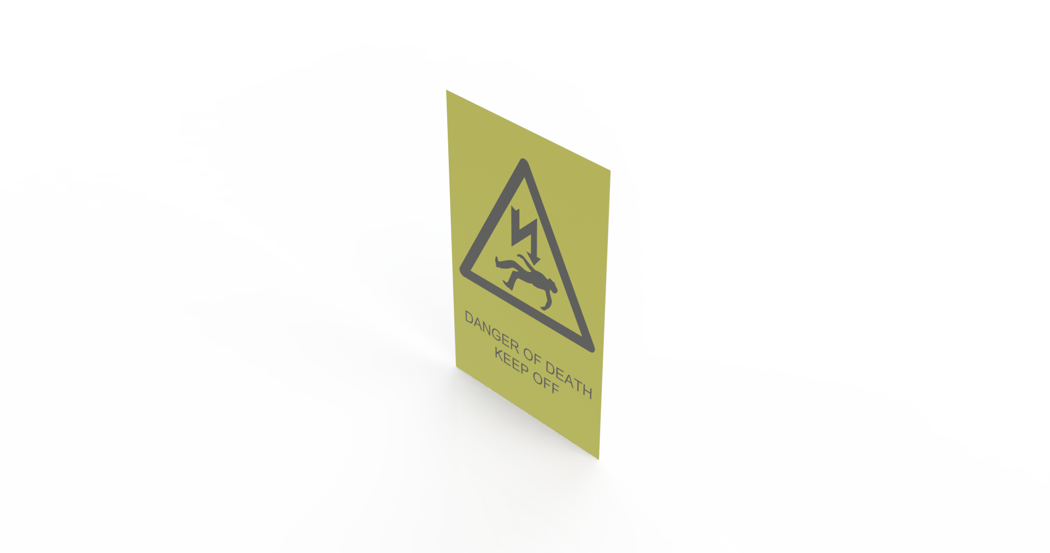 死亡危险安全标志